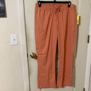 Wink, wonderwink scrub teracotta Large Petite NWT